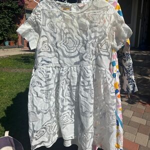 GORMAN Satellite Dress White w/slip